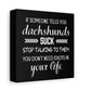 Dachshunds Don't Suck - Matte Canvas