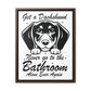 Dachshund Bathroom Buddy - Gallery Canvas Wraps