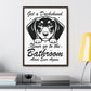 Dachshund Bathroom Buddy - Gallery Canvas Wraps