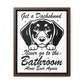 Dachshund Bathroom Buddy - Gallery Canvas Wraps