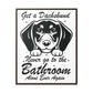 Dachshund Bathroom Buddy - Gallery Canvas Wraps