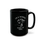 A Girl & Her Wiener - Black Mug - Real Rad Boutique