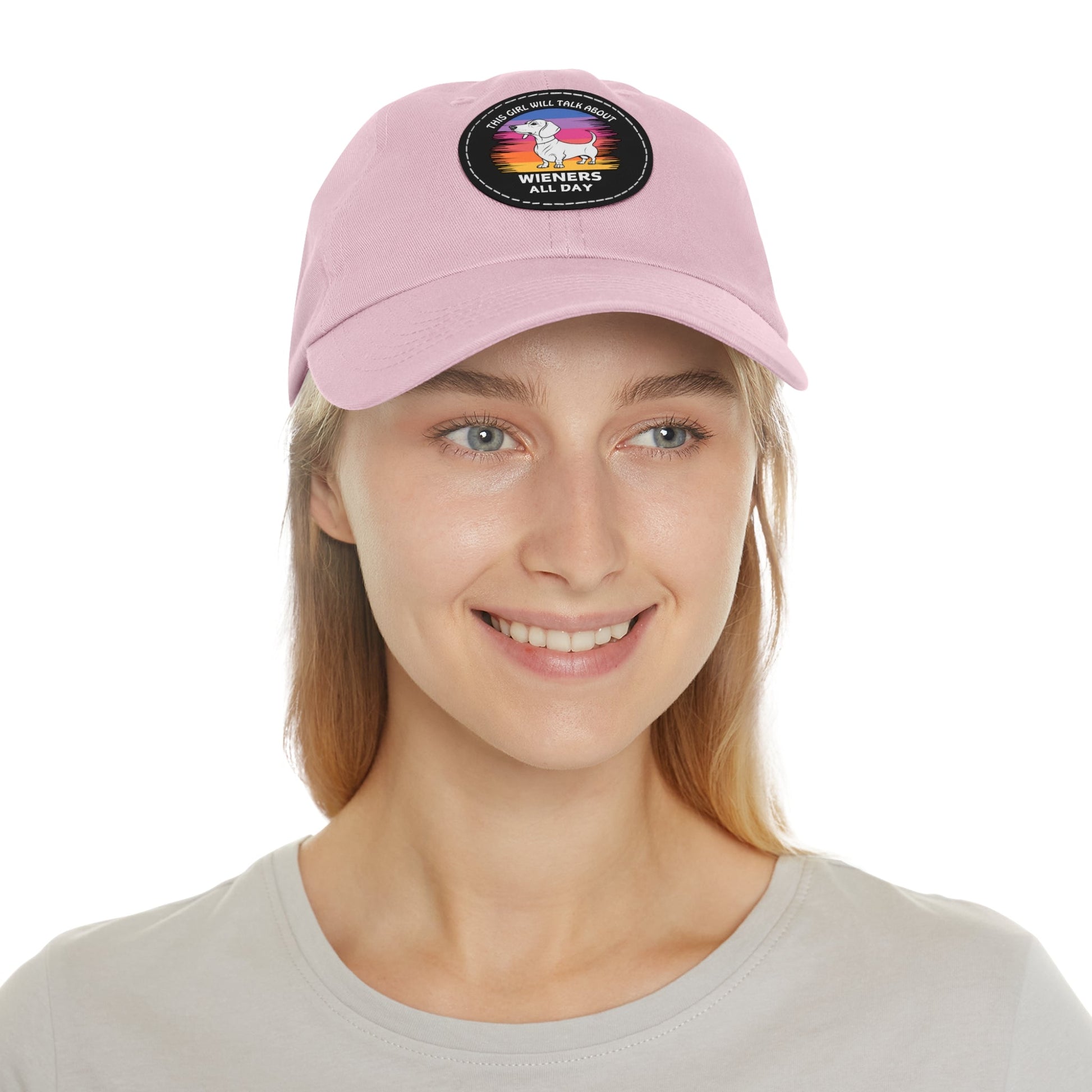 A Girl & Her Wiener - Cap with Leather Patch - Real Rad Boutique