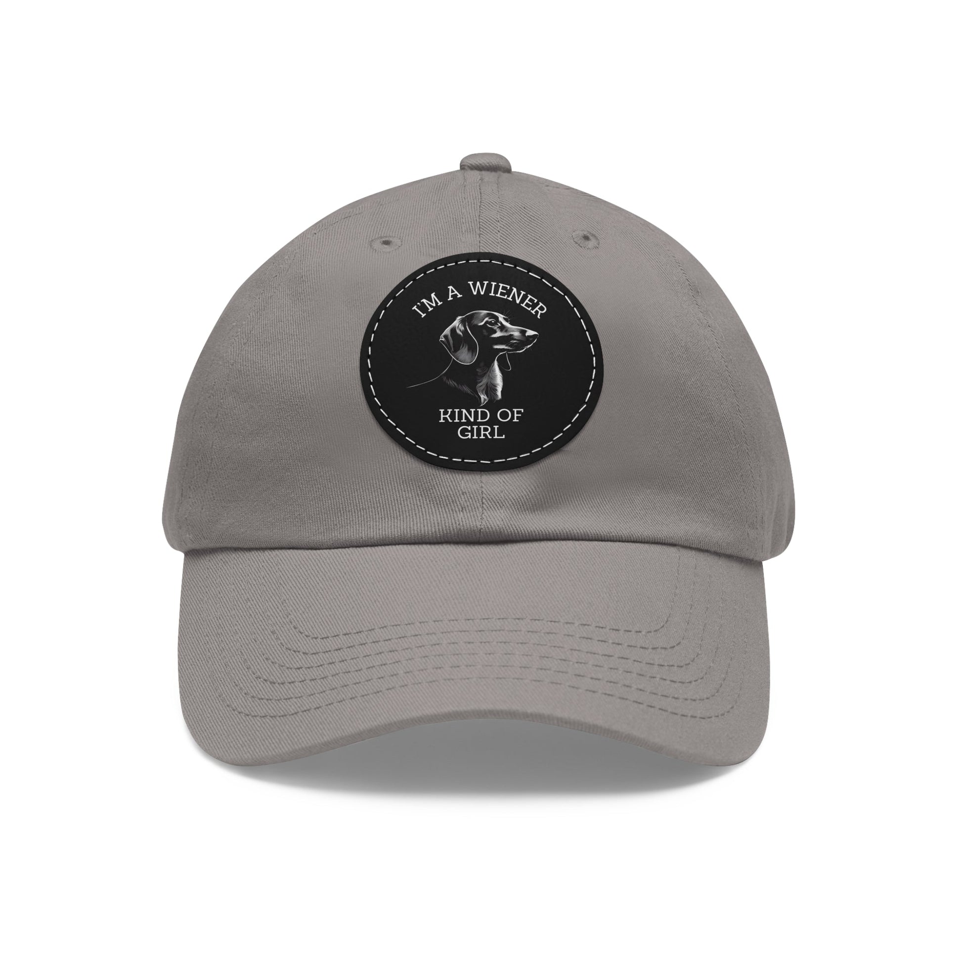 A Girl & Her Wiener - Cap with Leather Patch - Real Rad Boutique