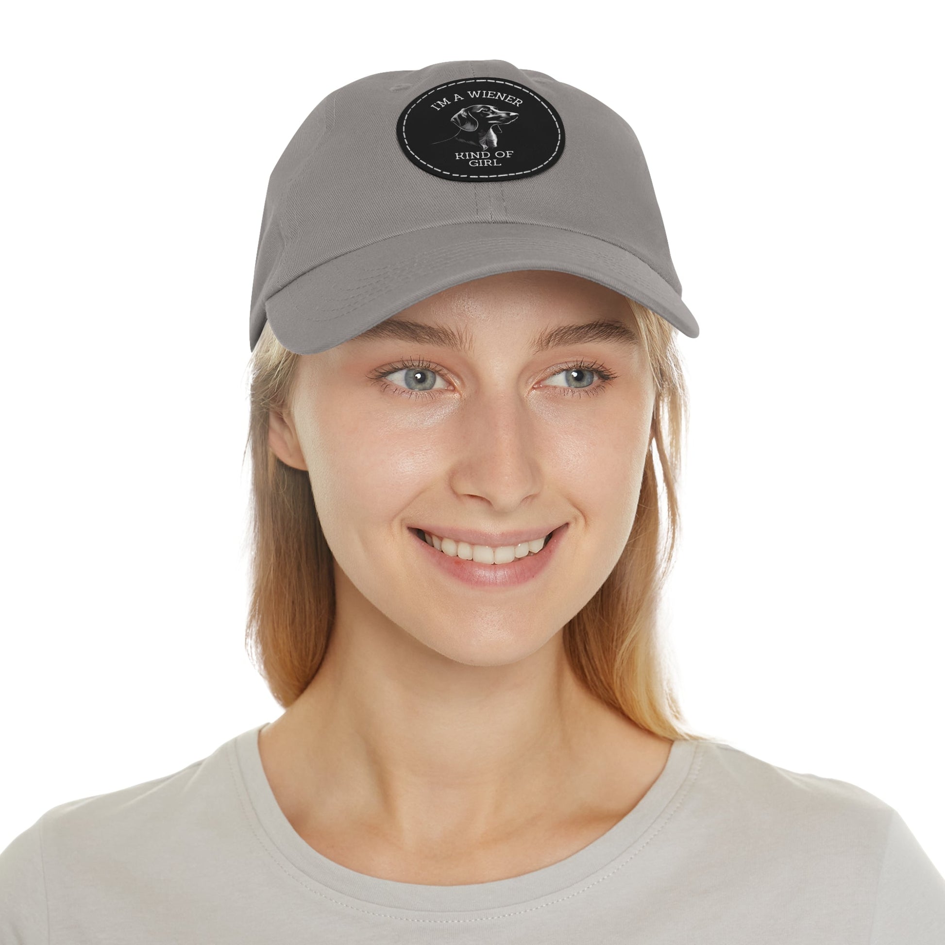 A Girl & Her Wiener - Cap with Leather Patch - Real Rad Boutique