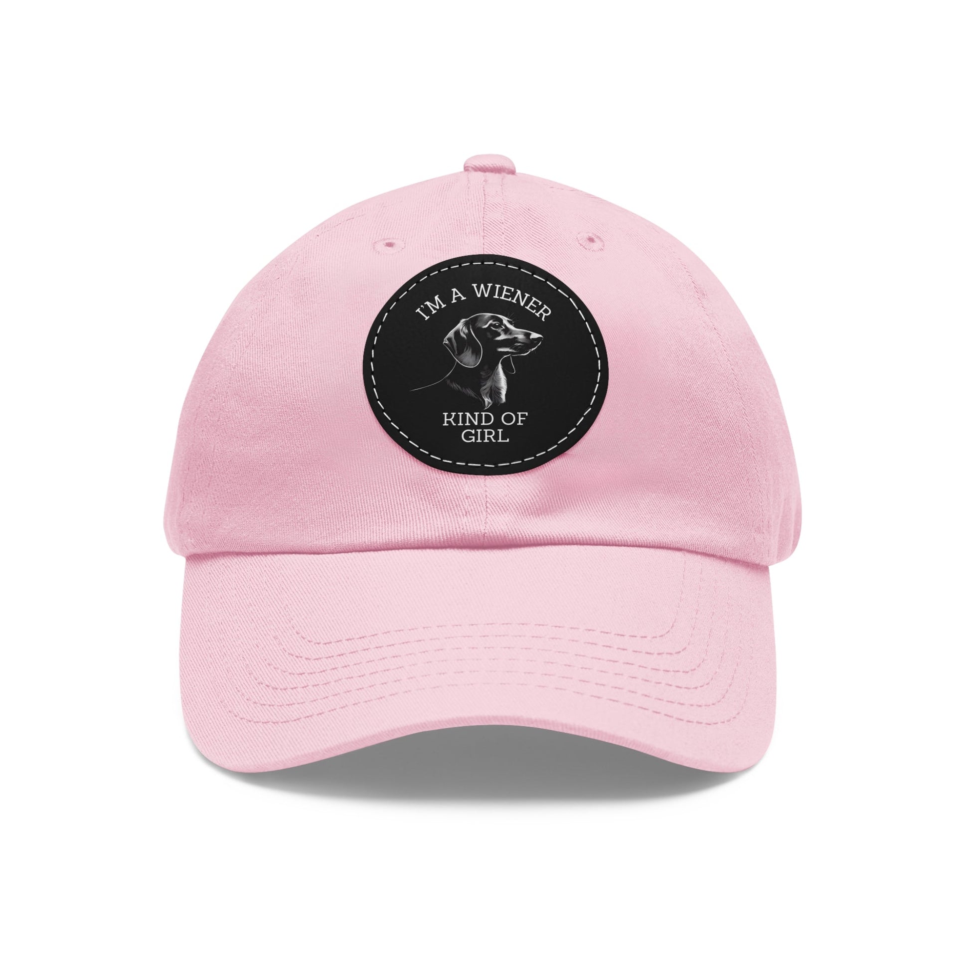 A Girl & Her Wiener - Cap with Leather Patch - Real Rad Boutique