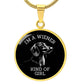 A Girl & Her Wiener - Circle Pendant - Real Rad Boutique