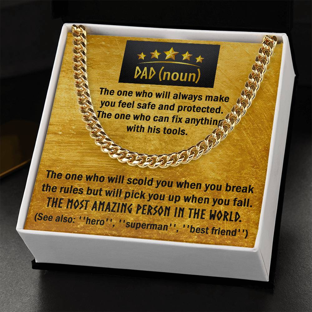 A Real-Life Superhero in Every Way - Cuban Link Chain - Real Rad Boutique