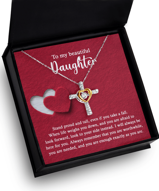 Always By Your Side - Cross Dancing Necklace - Real Rad Boutique