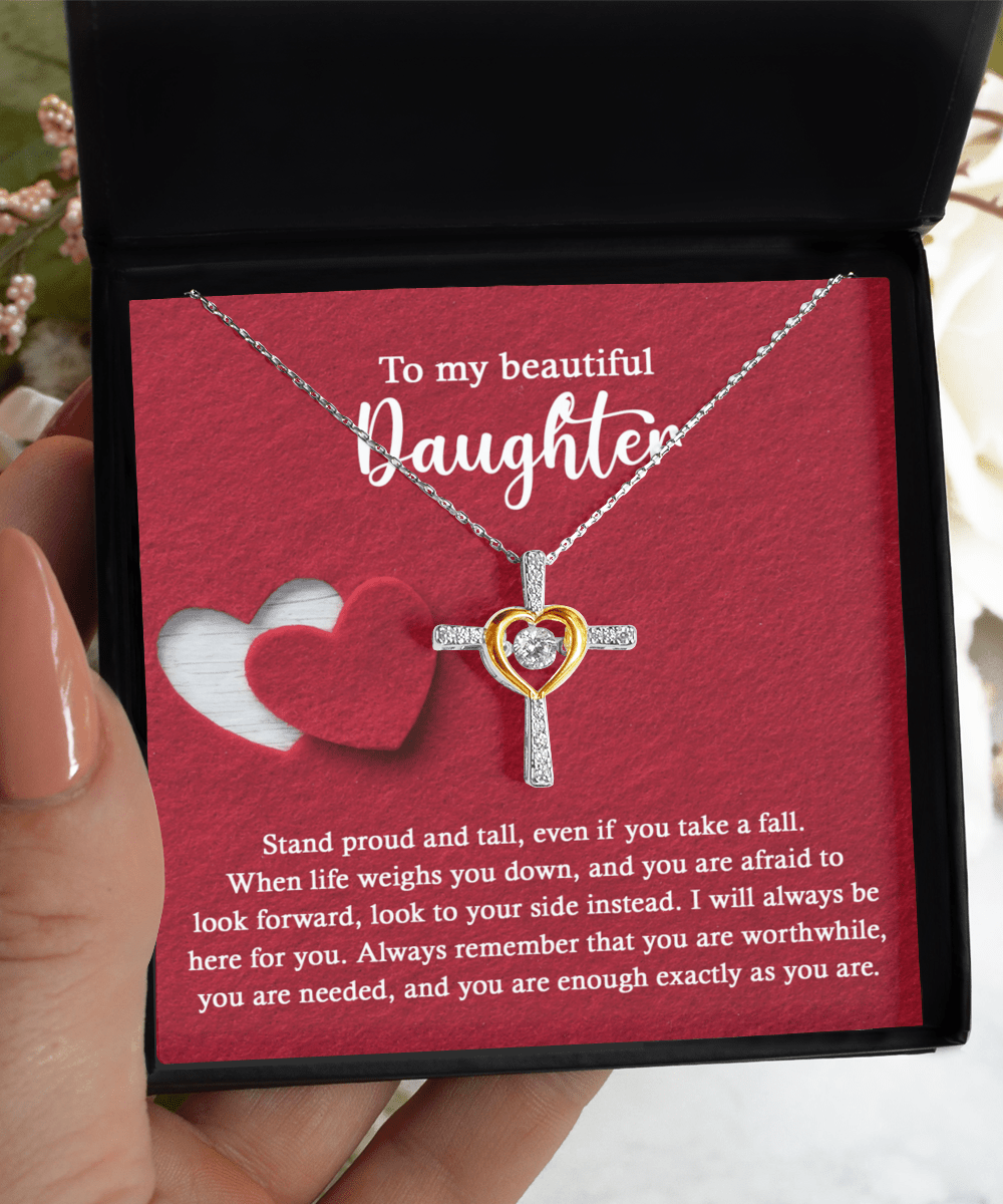 Always By Your Side - Cross Dancing Necklace - Real Rad Boutique