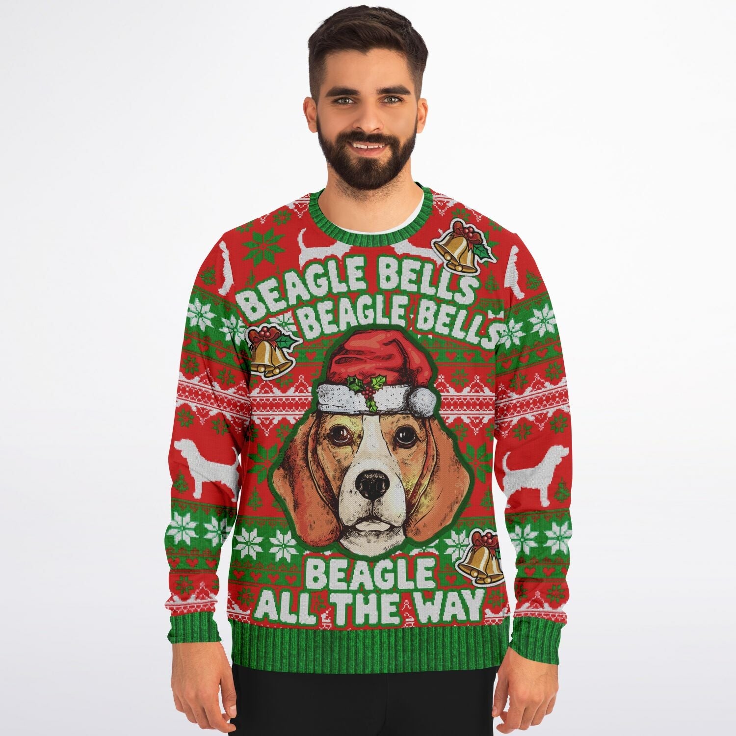 Beagle Bells Christmas Sweater - Real Rad Boutique