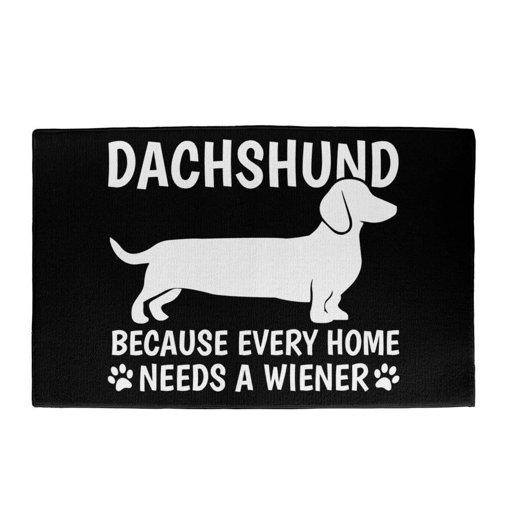 Because Every Home Needs A Wiener - Welcome Mat - Real Rad Boutique