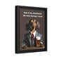 Beer and My Dachshund - Matte Canvas, Black Frame - Real Rad Boutique