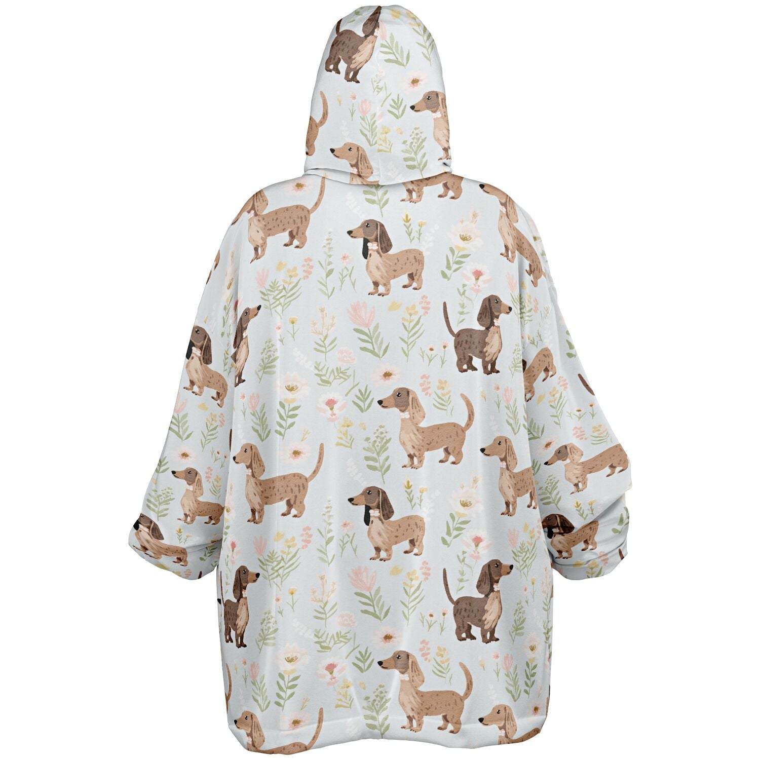 Blooming Dachshund Love Luxury Snug Hoodie - Real Rad Boutique