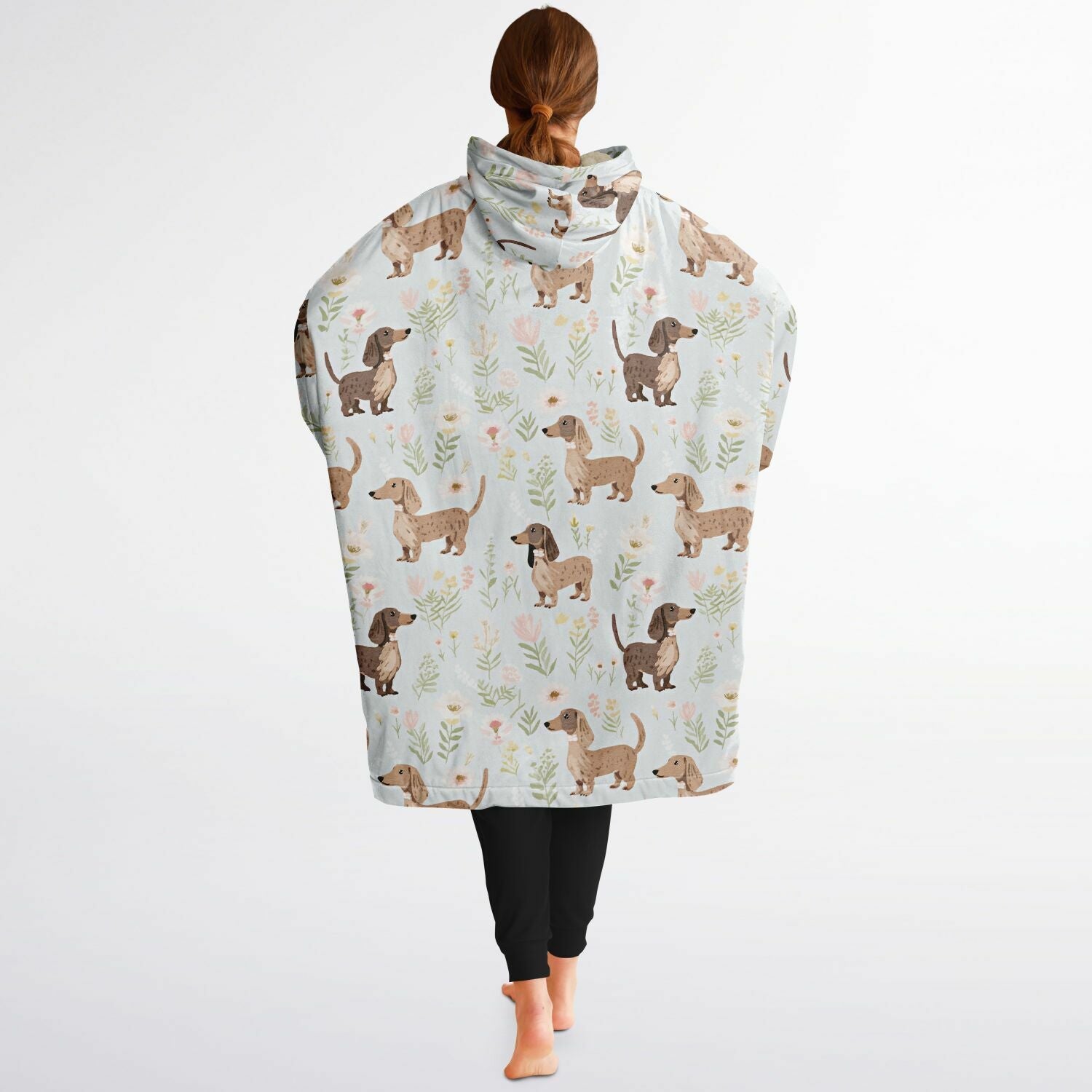 Blooming Dachshund Love Luxury Snug Hoodie - Real Rad Boutique