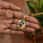 Blooming Doxie - Circle Pendant - Real Rad Boutique