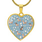 Blooming Love - Dachshund Heart Pendant - Real Rad Boutique