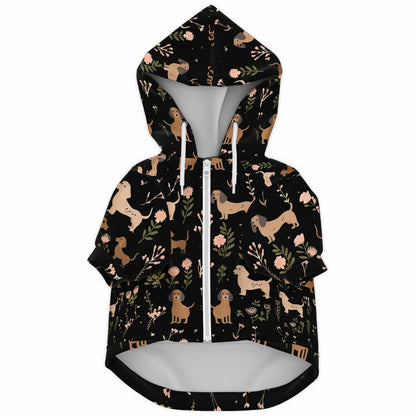 Blossom Hounds - Athletic Dog Zip - Up Hoodie - Real Rad Boutique