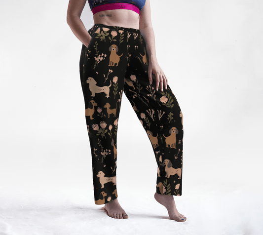 Blossom Hounds - Dachshund Lounge Pants - Real Rad Boutique