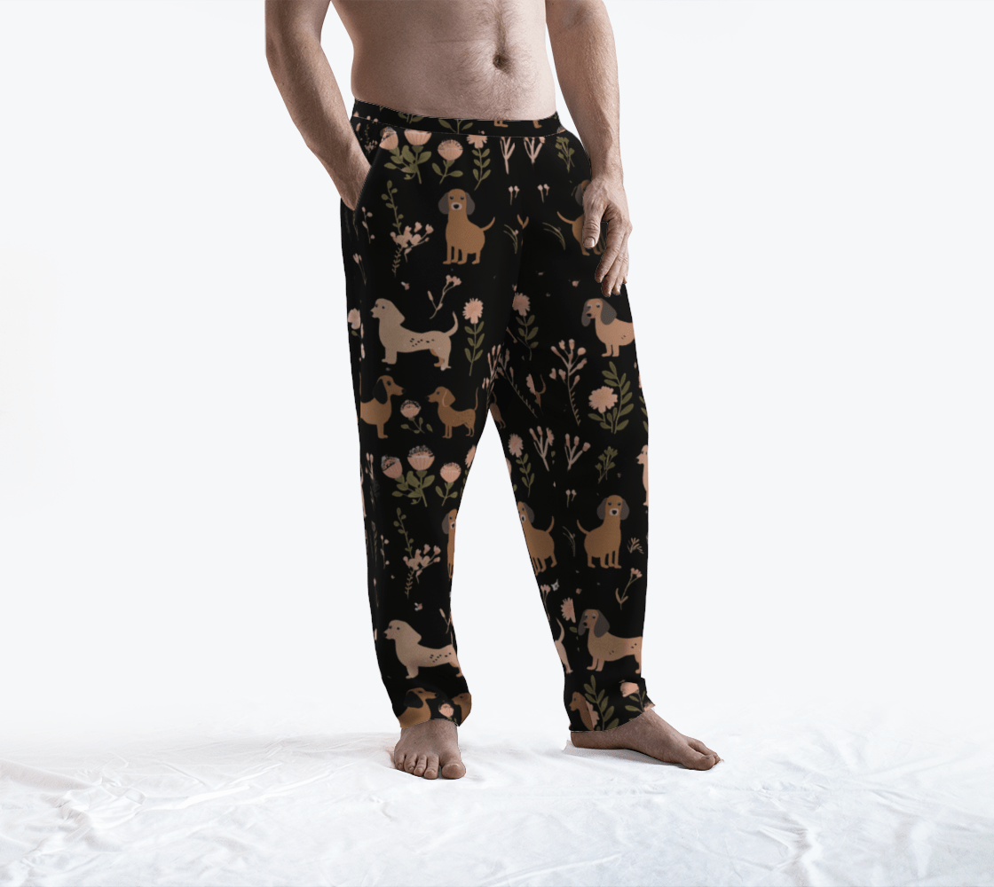 Blossom Hounds - Dachshund Lounge Pants - Real Rad Boutique