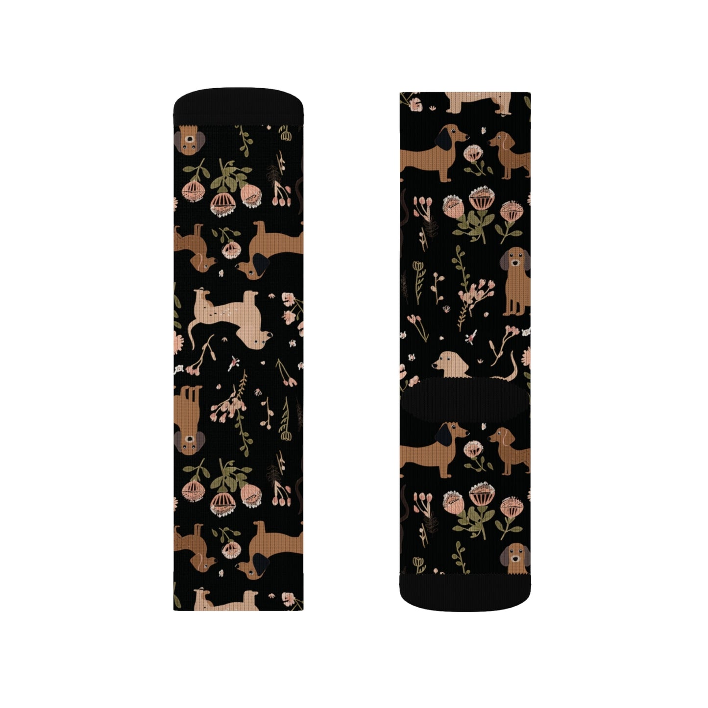 Blossom Hounds - Dachshund Socks - Real Rad Boutique