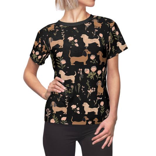 Blossom Hounds - Dachshund Tee - Real Rad Boutique