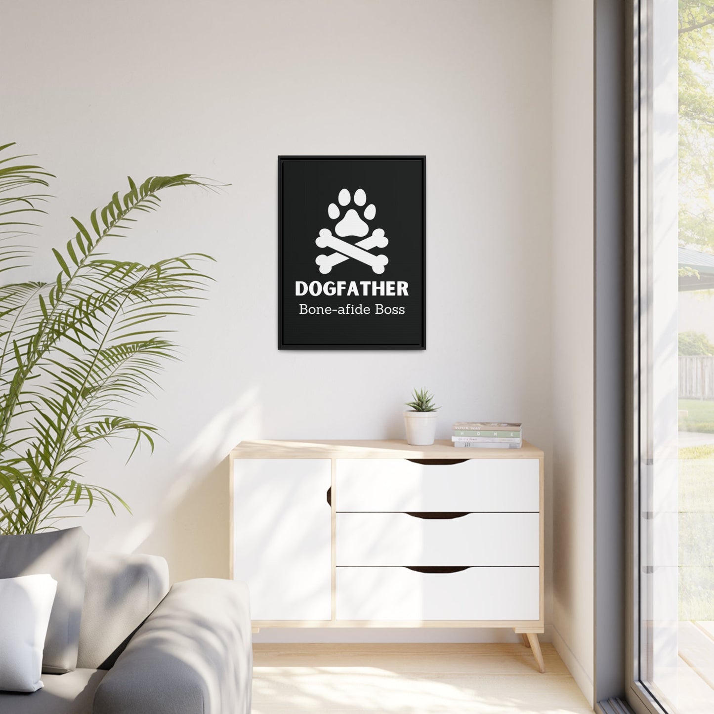 Bone - afide Boss - Matte Canvas, Black Frame - Real Rad Boutique