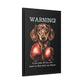 Boxing Wiener - Matte Canvas, Black Frame - Real Rad Boutique