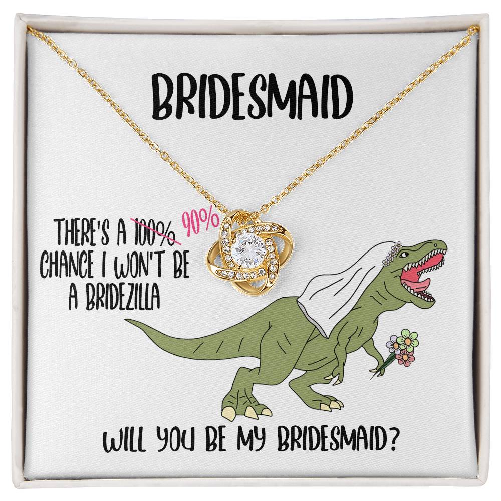 Bridezilla - Love Knot Necklace - Real Rad Boutique