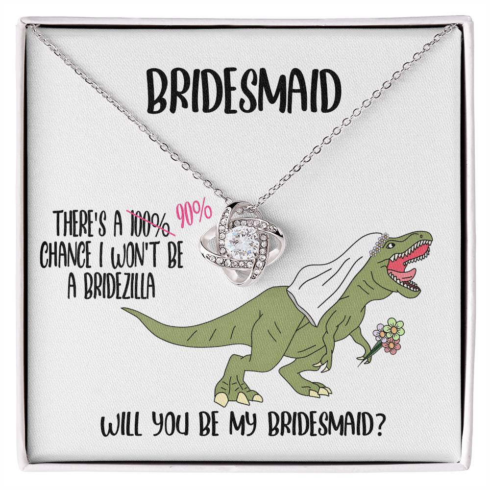 Bridezilla - Love Knot Necklace - Real Rad Boutique