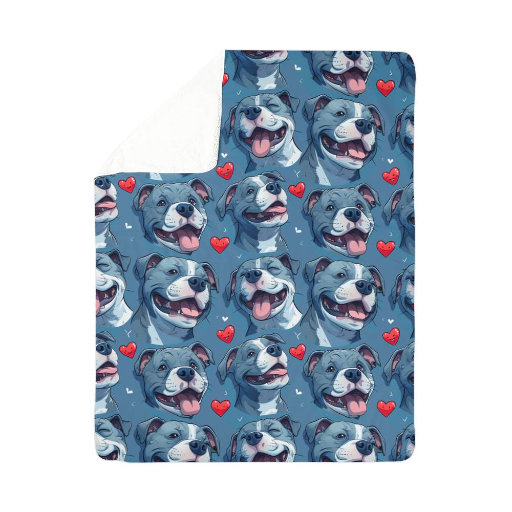 Bully Snuggle Sherpa Fleece Blanket - Real Rad Boutique