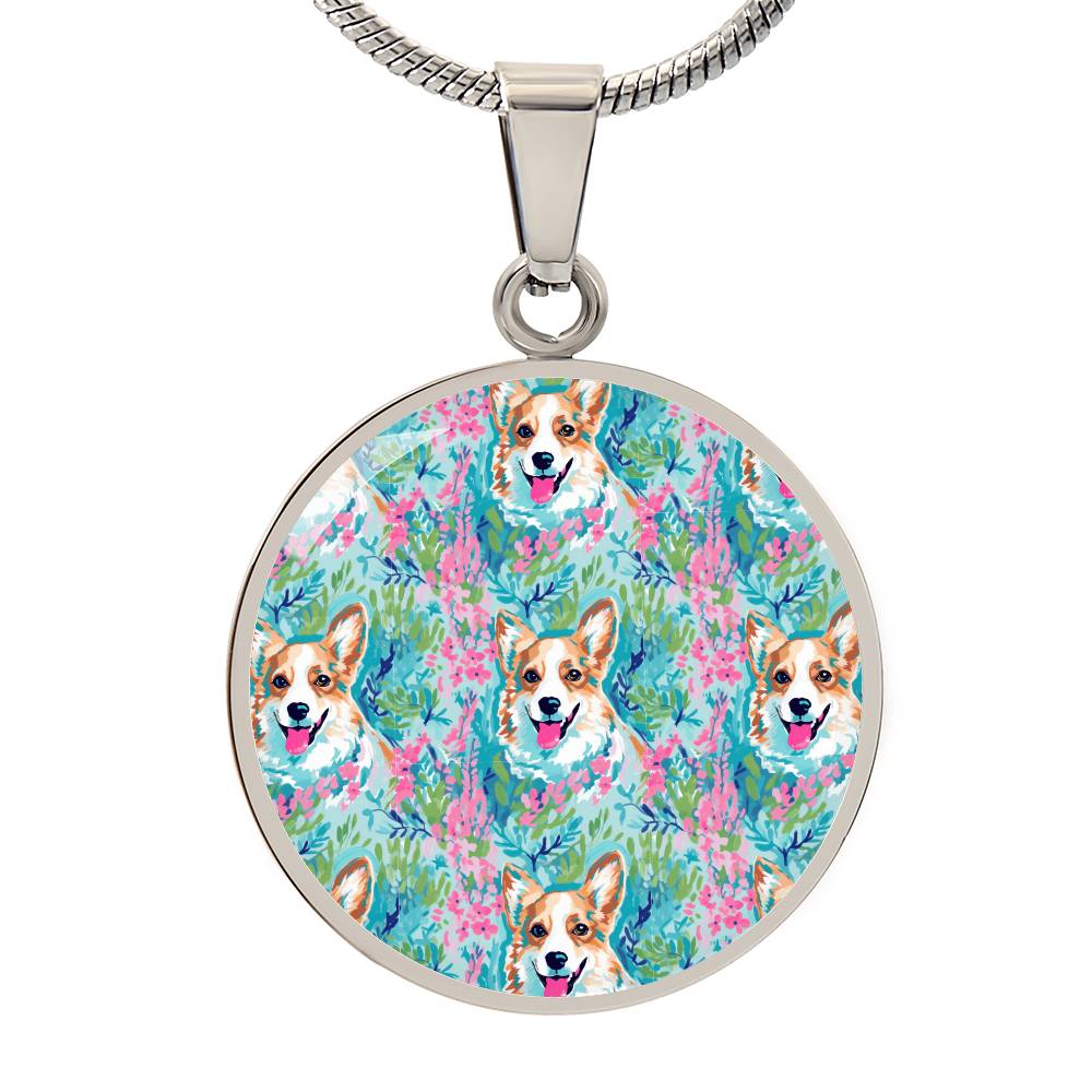 Charmed by Corgis Graphic Necklace - Real Rad Boutique