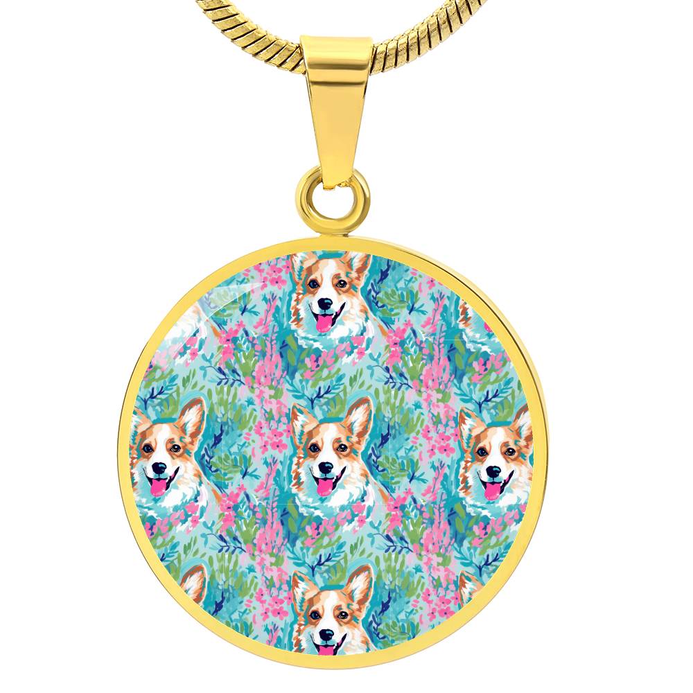 Charmed by Corgis Graphic Necklace - Real Rad Boutique