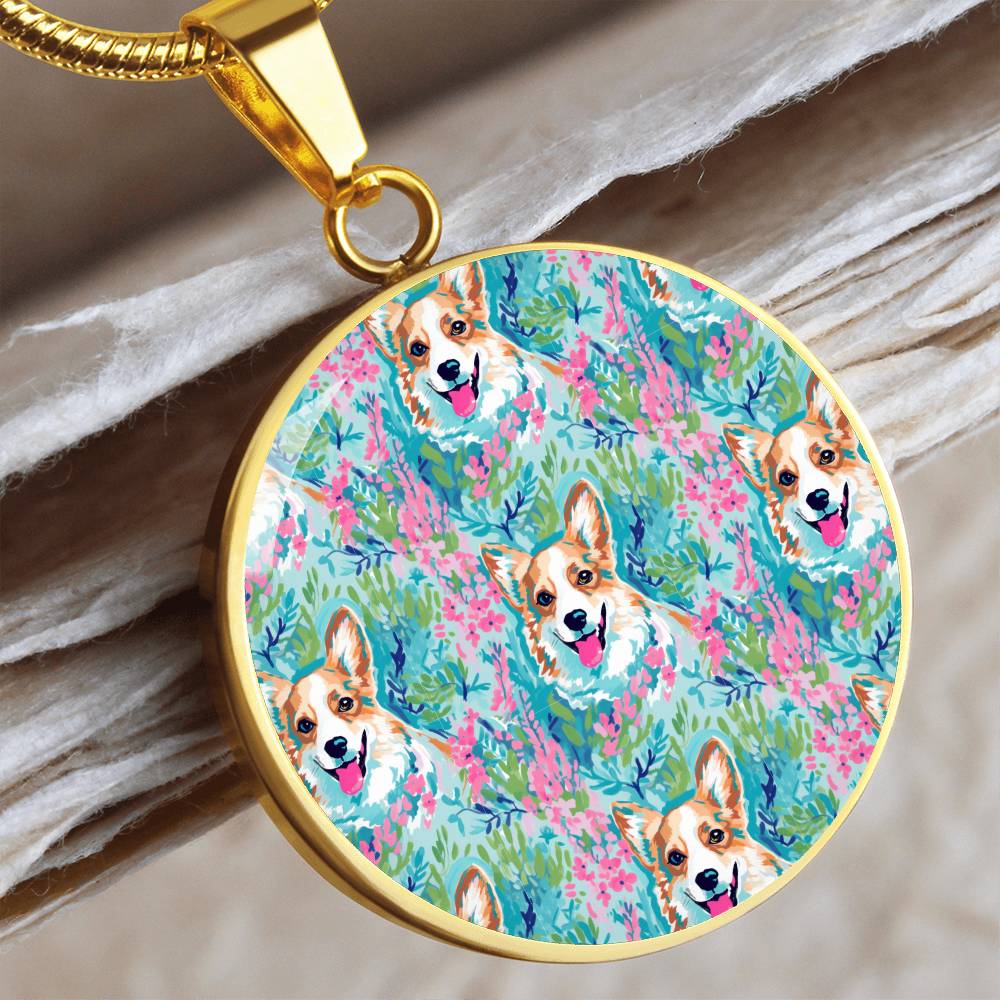 Charmed by Corgis Graphic Necklace - Real Rad Boutique