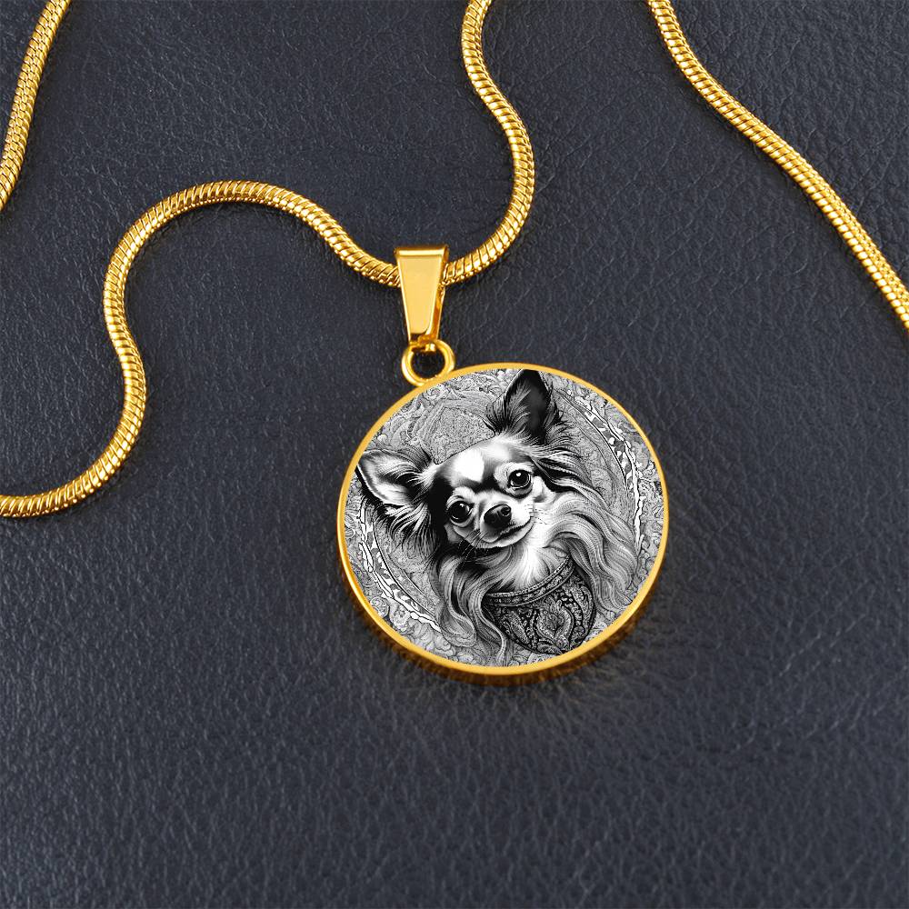 Chic Chihuahua - Circle Necklace - Real Rad Boutique