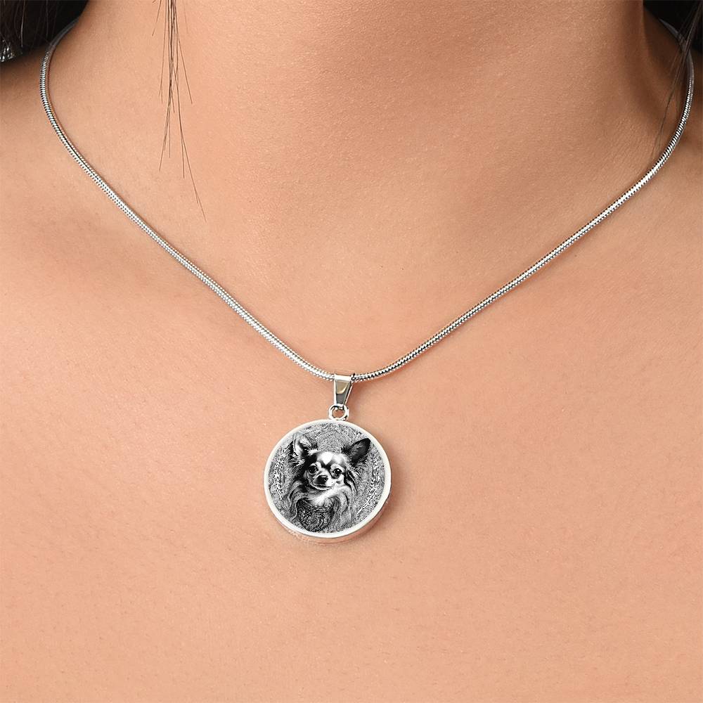 Chic Chihuahua - Circle Necklace - Real Rad Boutique