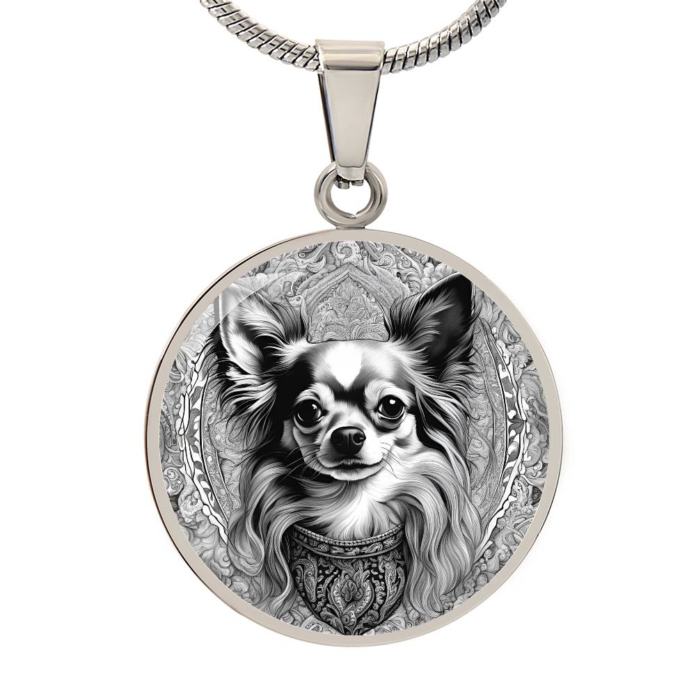 Chic Chihuahua - Circle Necklace - Real Rad Boutique