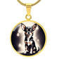 Chihuahua Glow - Circle Necklace - Real Rad Boutique