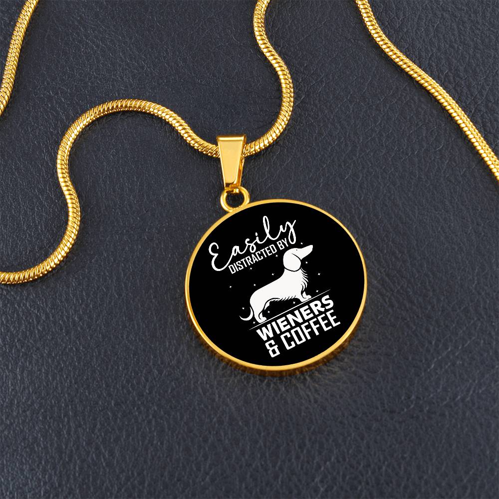 Coffee & Wieners - Circle Pendant - Real Rad Boutique