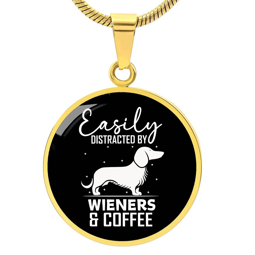 Coffee & Wieners - Circle Pendant - Real Rad Boutique