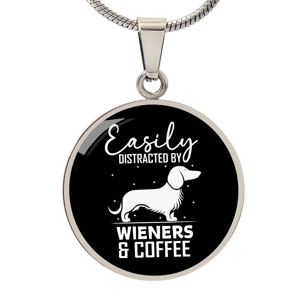 Coffee & Wieners - Circle Pendant - Real Rad Boutique