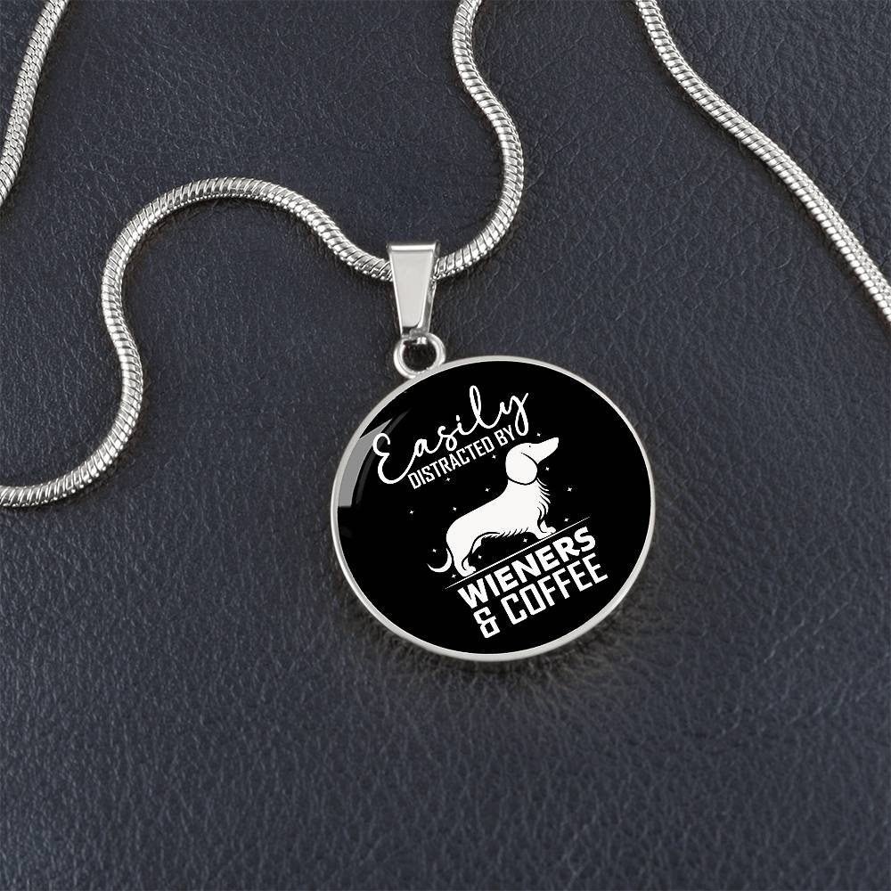 Coffee & Wieners - Circle Pendant - Real Rad Boutique