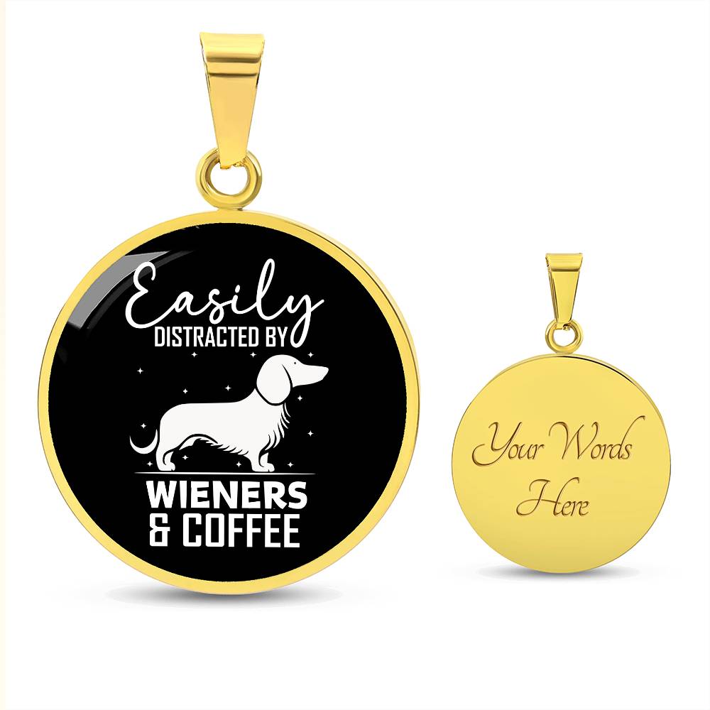 Coffee & Wieners - Circle Pendant - Real Rad Boutique