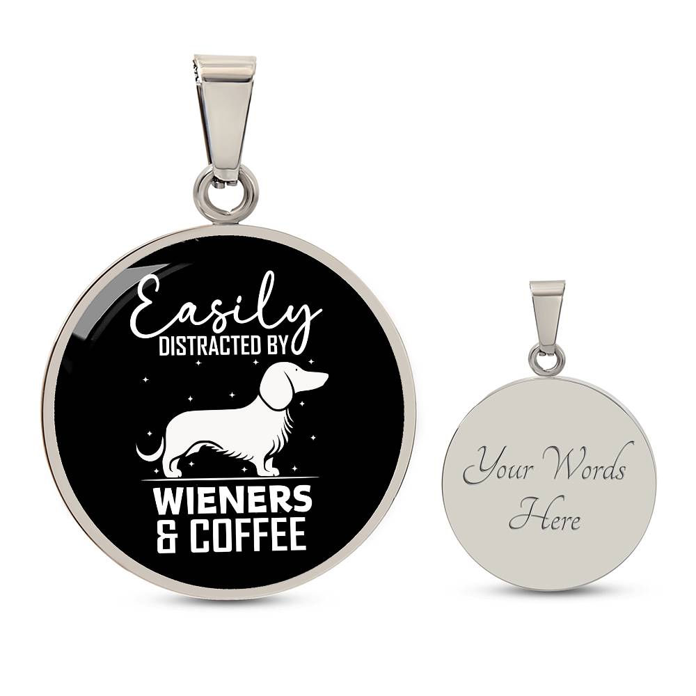 Coffee & Wieners - Circle Pendant - Real Rad Boutique