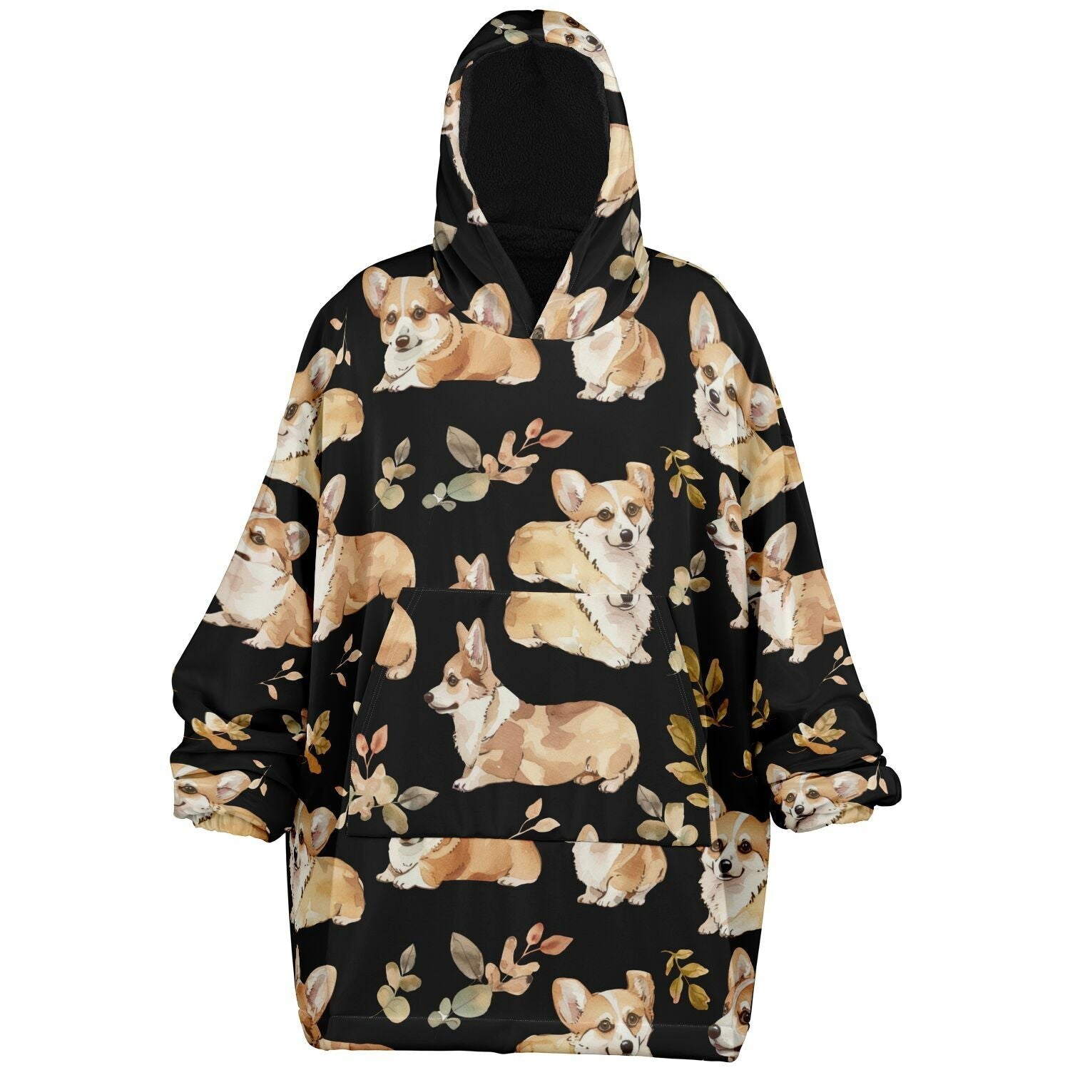 Corgi Charm Luxury Snug Hoodie - Real Rad Boutique