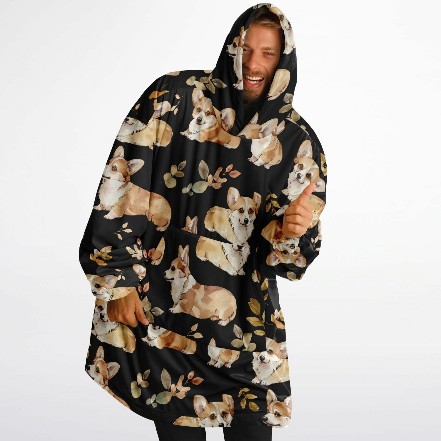 Corgi Charm Luxury Snug Hoodie - Real Rad Boutique