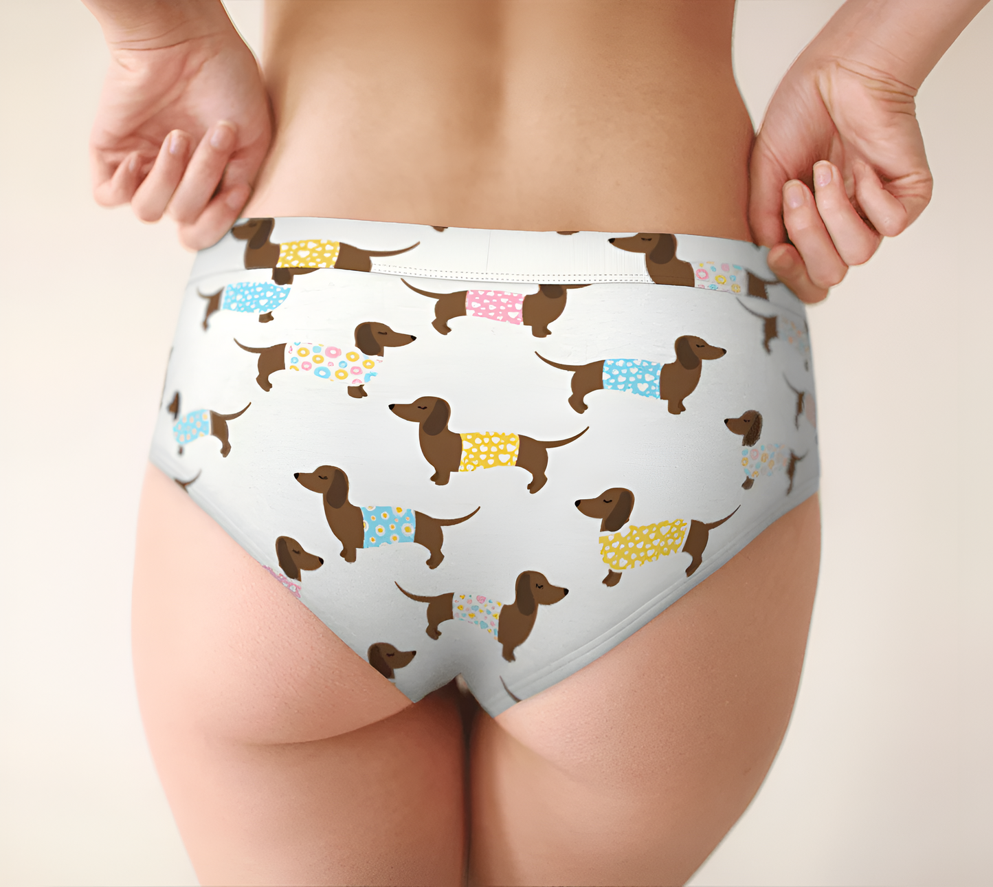 Cute Sausage Dog - Cheeky Briefs