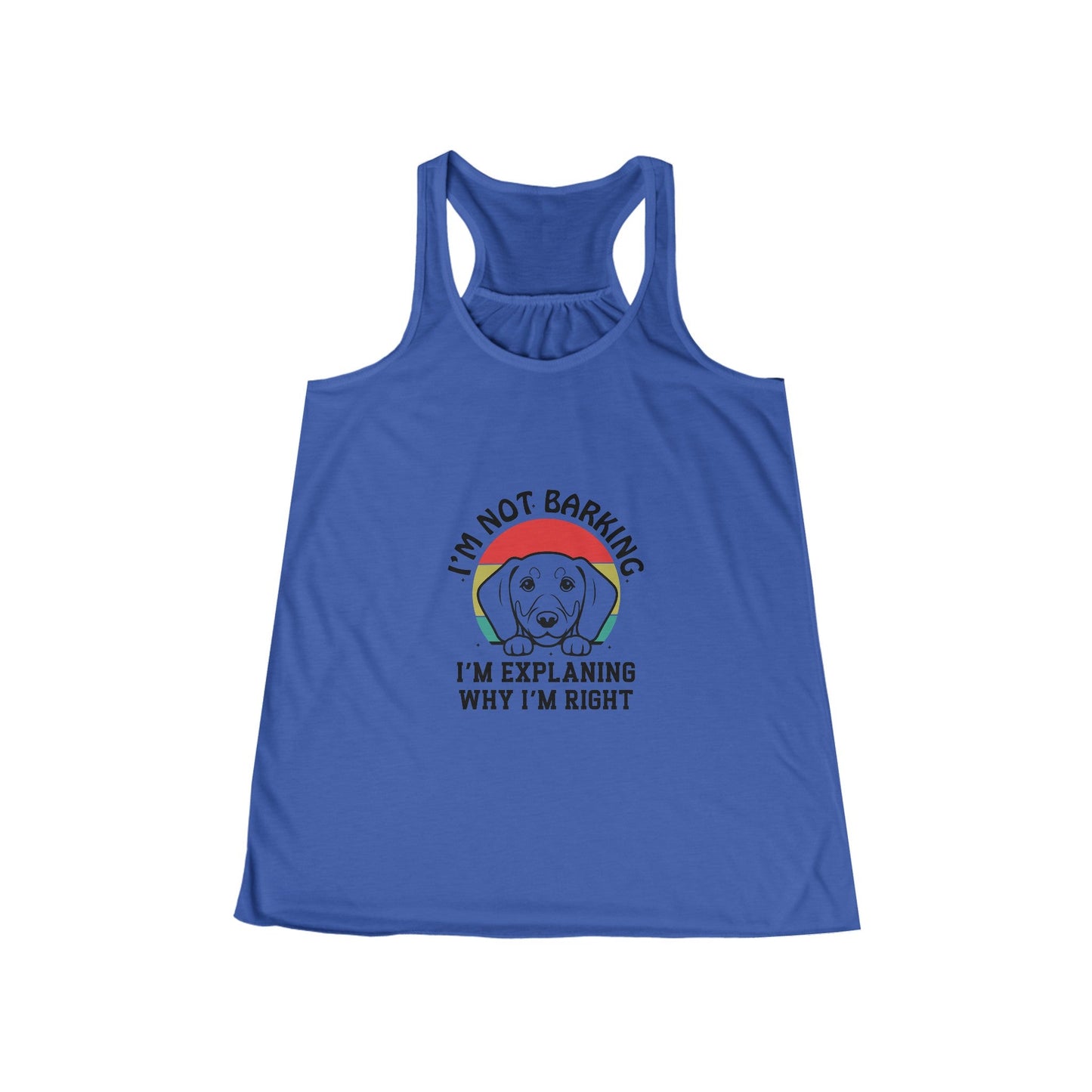 Dachshund Always Right - Women's Flowy Racerback Tank - Real Rad Boutique