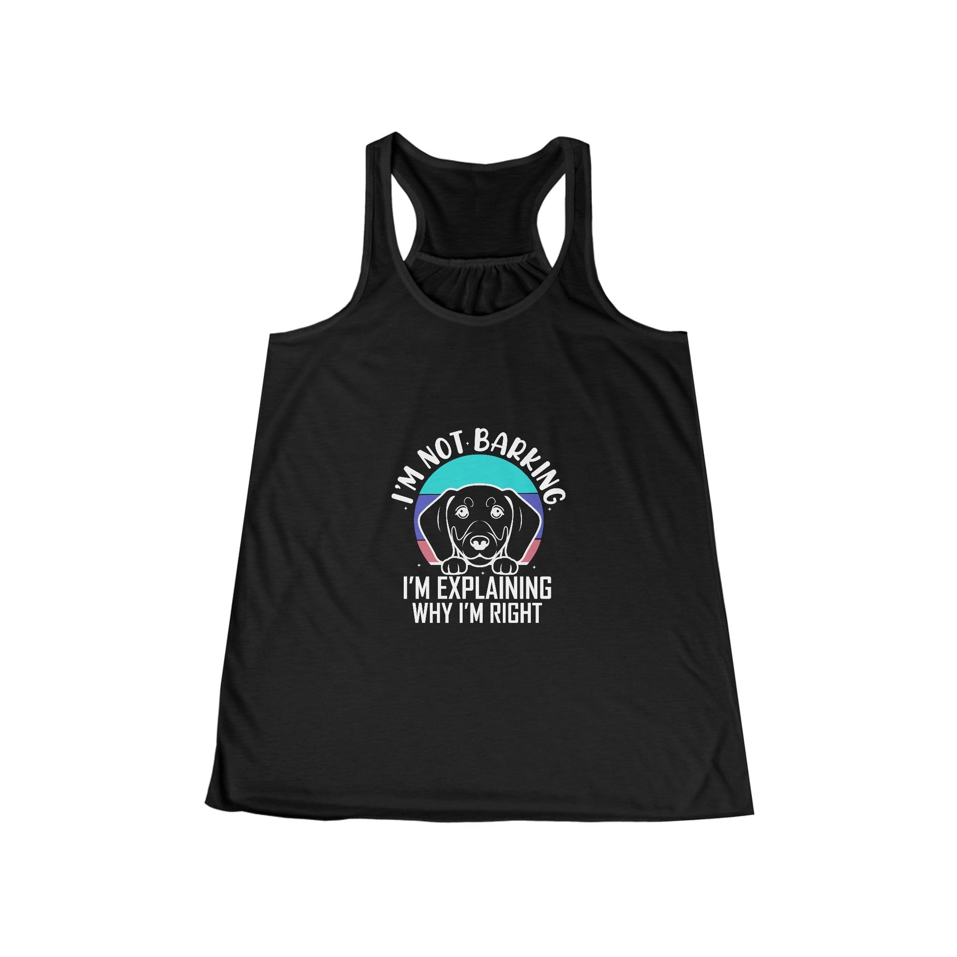 Dachshund Always Right - Women's Flowy Racerback Tank - Real Rad Boutique