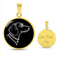 Dachshund Charm - Circle Pendant - Real Rad Boutique